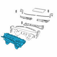 OEM 2006 Pontiac GTO Panel Asm-Dash Diagram - 92209797