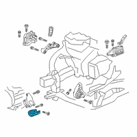 OEM 2019 Cadillac XT5 Rear Mount Diagram - 84962386