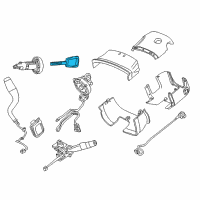 OEM 2015 GMC Sierra 2500 HD KEY ASM-DR LK & IGN LK Diagram - 13523882