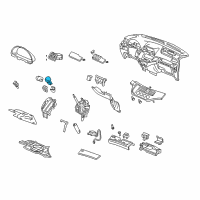 OEM 2006 Honda Odyssey Knob, Select Diagram - 54130-SHJ-A02