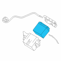 OEM Infiniti QX30 Battery Diagram - 24410-5DA1A