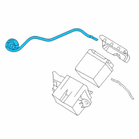 OEM 2018 Infiniti QX30 Cable Assy-Battery Earth Diagram - 24080-5DA3A