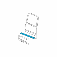 OEM Chevrolet Avalanche 1500 Body Side Molding Diagram - 15169439