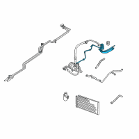 OEM 2003 Chrysler Town & Country Line-A/C Liquid Diagram - 5066506AA