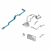 OEM 2003 Chrysler Town & Country Line-Auxiliary A/C Liquid Diagram - 5066523AA