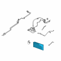 OEM 2006 Chrysler Town & Country Cooler-CONDENSER And Trans Cooler Diagram - 68059739AB