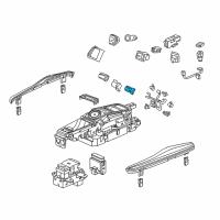 OEM 2018 Acura TLX Switch Assembly, Heated Seat Diagram - 35650-TY2-A01