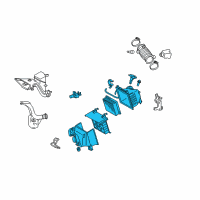 OEM Lexus Case, Air Cleaner Diagram - 17711-0P024