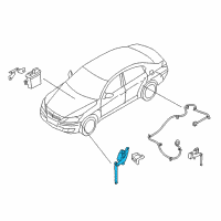 OEM Kia Sensor Assembly-Front HEIGH Diagram - 558303T000