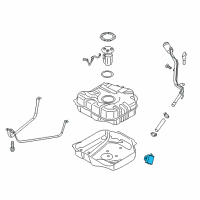 OEM Ford Focus Fuel Pump Controller Diagram - AU5Z-9D370-Q