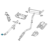 OEM 2020 Ram 1500 Gasket-Catalytic Converter Diagram - 68239839AA