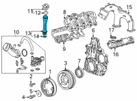 OEM GMC Sierra 3500 HD Filler Tube Diagram - 12695942