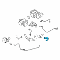 OEM BMW 335d Hose, Heat Exchanger-Return Pipe Diagram - 11-53-7-805-359