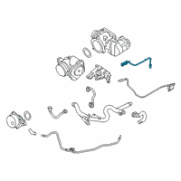 OEM BMW X3 Oxygen Sensor Diagram - 13-62-8-589-845