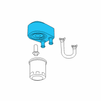 OEM Chrysler Engine Oil Cooler Diagram - 4792912AE