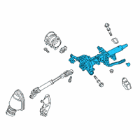 OEM 2021 Lexus UX200 Column Sub-Assembly ELE Diagram - 4520A-12160