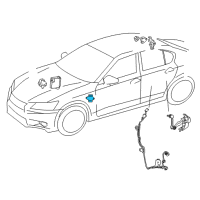 OEM Lexus GS200t Sensor, Acceleration Diagram - 89191-22020
