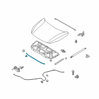 OEM 2011 Hyundai Veracruz Strip Assembly-Hood Seal Diagram - 86435-3J000