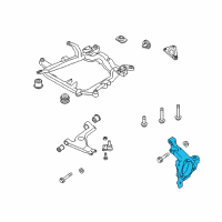 OEM Saturn Astra Knuckle Diagram - 13156038