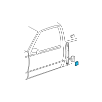 OEM Chevrolet C1500 Body Side Molding Diagram - 15740097