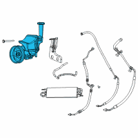 OEM 2011 Dodge Challenger Pump-Power Steering Diagram - 68059643AL