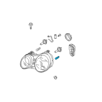 OEM 2004 Kia Amanti Bulb-Halogen Diagram - 1864755004L