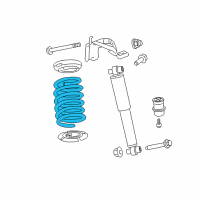 OEM 2011 Mercury Milan Coil Spring Diagram - AE5Z-5560-C