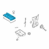 OEM Kia Forte Koup Cover Assembly-Rocker Diagram - 224102G001