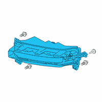 OEM 2018 Lincoln Navigator Fog Lamp Assembly Diagram - JL7Z-15201-C