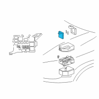 OEM 2000 Toyota Echo Fuse Box Diagram - 82620-52010