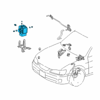 OEM 1999 Lexus ES300 Actuator Assy, Abs & Traction Diagram - 44050-33040