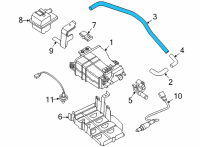 OEM 2020 Nissan Versa Hose-Anti Evaporation Control Diagram - 18791-5EA0B