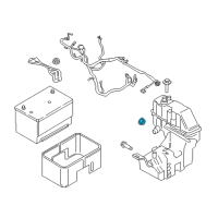 OEM 2019 Lincoln Navigator Air Tube Insulator Diagram - 7L1Z-9P686-B