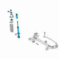 OEM 2009 Toyota Corolla Shock Diagram - 48530-80443