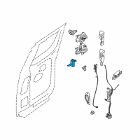 OEM 2015 Nissan Titan Check Link Assembly - Rear Door, RH Diagram - 82430-7S206