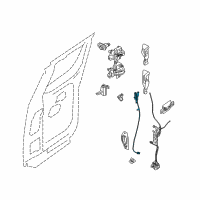 OEM 2013 Nissan Titan Rear Door-Lock Actuator Motor Diagram - 82541-7S200