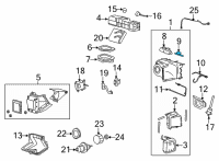 OEM Ford Escort Vacuum Valve Diagram - D7OZ-19A563-A