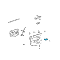 OEM 2012 Chevrolet Malibu Handle, Inside Diagram - 22884884