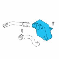 OEM Ford Intercooler Diagram - HC3Z-6K775-A