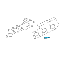 OEM Ford Manifold Stud Diagram - -W719078-S900