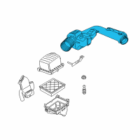 OEM Dodge Air Cleaner Hose Diagram - 68194974AA