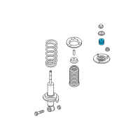 OEM Nissan Titan Bush-Rubber Diagram - 56217-EZ00A