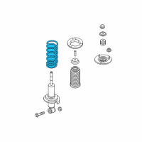 OEM 2018 Nissan Titan Spring-Front Diagram - 54010-EZ31B