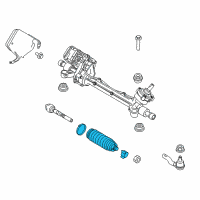 OEM Lincoln MKT Boot Kit Diagram - AA5Z-3332-A