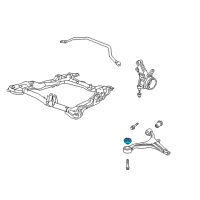 OEM Bush, Front Compliance Diagram - 51391-S7A-801