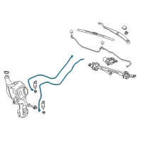 OEM 2019 Buick Enclave Washer Hose Diagram - 84167033