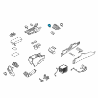 OEM 2015 Hyundai Sonata Accessory Socket Assembly Diagram - 95120-C1000