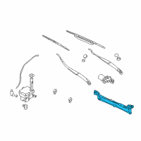 OEM Kia Optima Link Assembly-Windshield Wiper Diagram - 981202G000