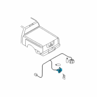 OEM Infiniti QX56 Housing Assembly-Licence Plate Diagram - 26514-7S000