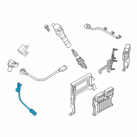 OEM 2019 Kia Cadenza Sensor-Crankshaft Angle Diagram - 393103C601